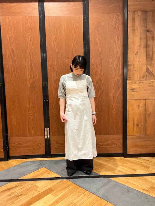 セール】『別注』olu'ment×DOORS コットンモス刺繍ワンピース