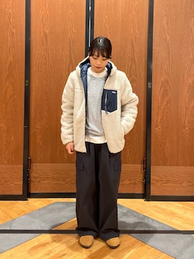 「パタゴニア」｜カナイさん（レディース・157cm）の秋コーディネート