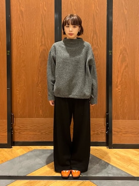 「アイテム（その他トップス）」を使った、カナイさん（レディース・157cm・20代）の秋コーディネート
