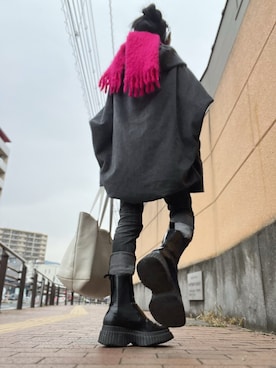 「BERNHARD WILLHELM（ベルンハルトウィルヘルム）のアイテム」を使った、racco02さん（レディース・154cm）の春コーディネート