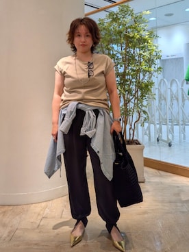 kumaさん（レディース・153cm）の夏コーディネート