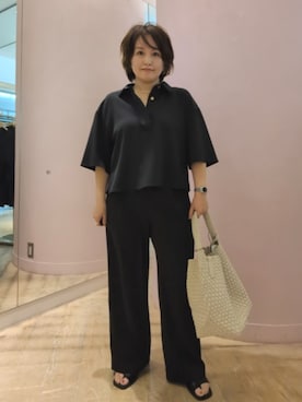 「NOLLEY’S（ノーリーズ）のアイテム」を使った、kumaさん（レディース・153cm）の春コーディネート