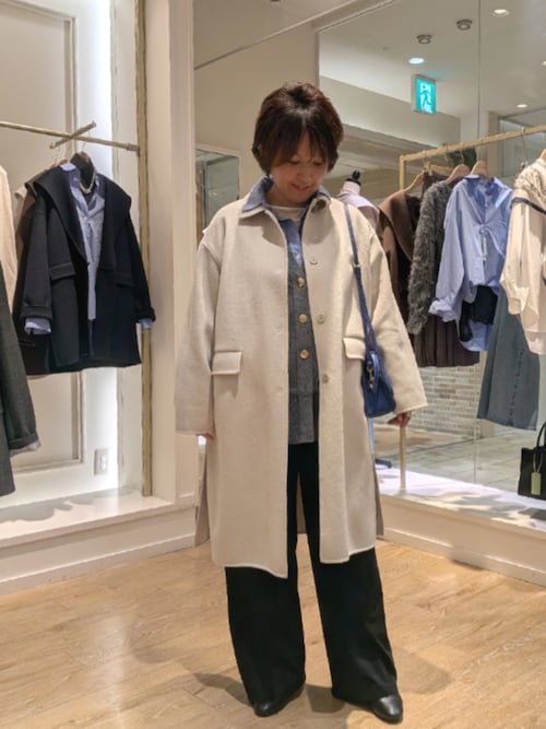 SUPER140リバーステンカラーコート（ステンカラーコート