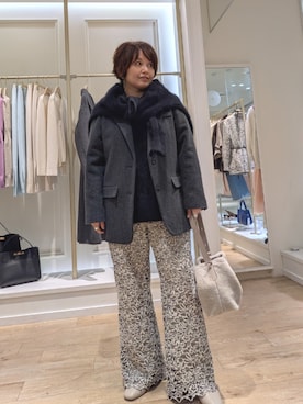 kumaさん（骨格ストレート・レディース・153cm）の冬コーディネート