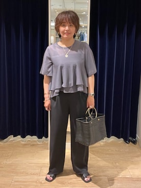 「NOLLEY’S Sophi（ノーリーズソフィ）のアイテム」を使った、kumaさん（骨格ストレート・レディース・153cm）の春コーディネート