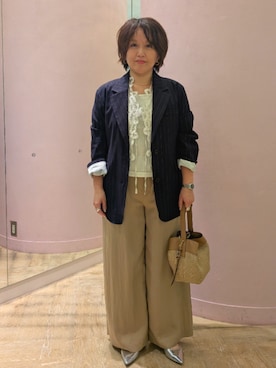 「LORISTELLA（ロリステッラ）のアイテム」を使った、kumaさん（レディース・153cm）の春コーディネート