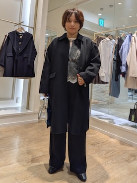 「アイテム（チャーム）」を使った、kumaさん（レディース・153cm）の秋コーディネート