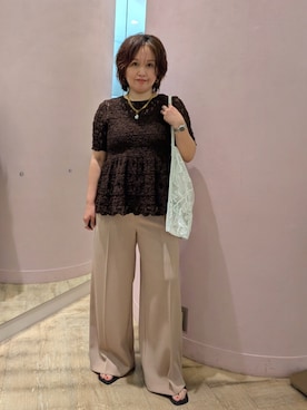 kumaさん（レディース・153cm）の春コーディネート