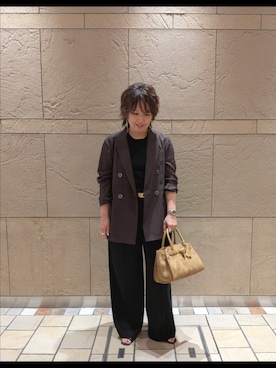 「NOLLEY’S Sophi（ノーリーズソフィ）のアイテム」を使った、kumaさん（骨格ストレート・レディース・153cm）の夏コーディネート