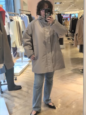 「upperhights（アッパーハイツ）のアイテム」を使った、kumaさん（レディース・153cm）の秋コーディネート