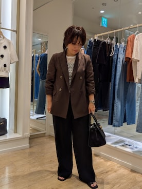 「アイテム（テーラードジャケット）」を使った、kumaさん（レディース・153cm）の夏コーディネート