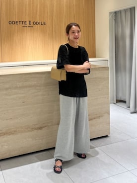 「ODETTE E ODILE（オデットエオディール）のアイテム」を使った、NATSUMIさん（レディース・156cm）の春コーディネート