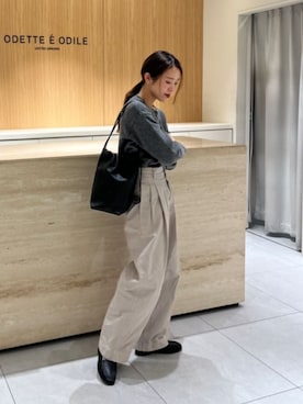 「REMME（レメ）のアイテム」を使った、NATSUMIさん（レディース・157cm）の春コーディネート