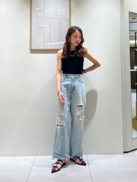 「リゾートスタイル」｜NATSUMIさん（レディース・156cm）の夏コーディネート