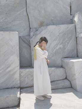 「Honeys」｜「アイテム（レッグウェア）」を使った、も。さん（レディース・153cm）の春コーディネート