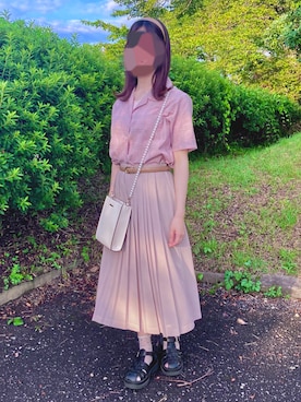 「アイテム（カチューシャ）」を使った、きななさん（レディース・157cm）の秋コーディネート