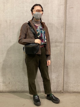 「WEARyouthコーデ」｜「アイテム（その他トップス）」を使った、きななさん（レディース・157cm）の秋コーディネート