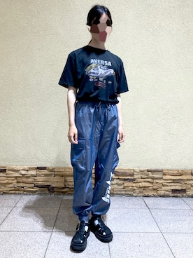 「アイテム（その他パンツ、シルバー系）」を使った、きななさん（レディース・157cm）の秋コーディネート