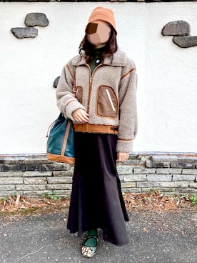 「ehka sopo（エヘカソポ）のアイテム」を使った、きななさん（レディース・156cm）の春コーディネート