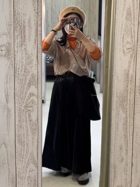 莉さん(レディース・149cm)の秋コーディネート