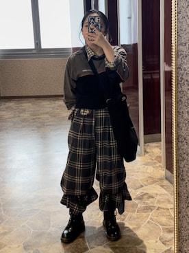 莉さん（レディース・149cm）の秋コーディネート