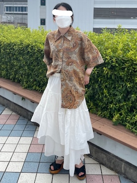 莉さん（レディース・149cm）の夏コーディネート