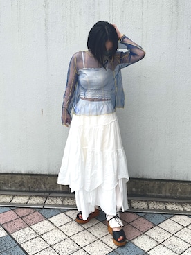 莉さん（レディース・149cm）の夏コーディネート