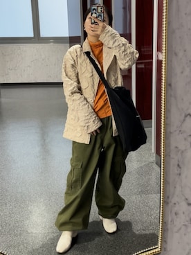 「merry jenny（メリージェニー）のアイテム（ジャケット/アウター）」を使った、莉さん（レディース・149cm）の秋コーディネート