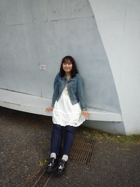 「アイテム（ワンピース/ドレス）」を使った、星来さん（レディース・168cm・20代）の春コーディネート