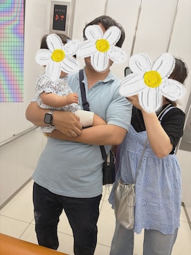 「Sophie la girafe（ソフィーラジラフ）のアイテム（トップス）」を使った、ちょこさん（レディース・154cm）の春コーディネート