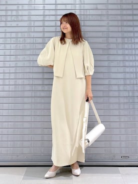 「アイテム（パンプス）」を使った、MAIKOさん（レディース・150cm・30代）の夏コーディネート
