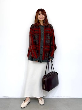 「旅行」｜MAIKOさん（レディース・150cm）の冬コーディネート