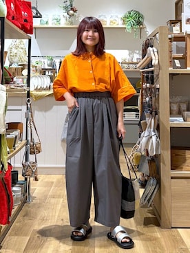 「studio CLIP（スタディオクリップ）のアイテム（ジャケット/アウター）」を使った、MAIKOさん（レディース・150cm）の春コーディネート