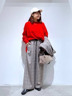 「アイテム（テーラードジャケット）」を使った、MAIKOさん（レディース・150cm・30代）の秋コーディネート