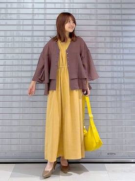 「アイテム（パンプス）」を使った、MAIKOさん（レディース・150cm）の夏コーディネート