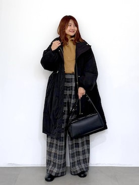 「旅行」｜MAIKOさん（レディース・150cm）の冬コーディネート
