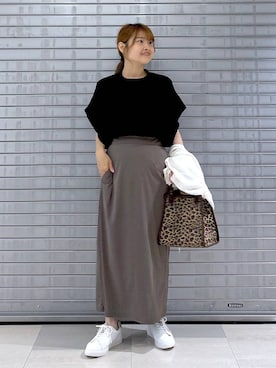 「アイテム（ブルゾン）」を使った、MAIKOさん（レディース・150cm）の夏コーディネート