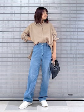 「アイテム（デニムパンツ）」を使った、MAIKOさん（レディース・150cm・30代）の夏コーディネート