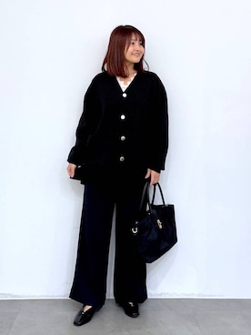 「アイテム（タンクトップ）」を使った、MAIKOさん（レディース・150cm・30代）の秋コーディネート