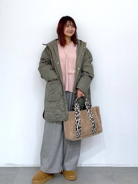 「旅行」｜「アイテム（アクセサリー）」を使った、MAIKOさん（レディース・150cm）の冬コーディネート