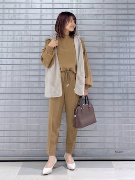 「アイテム（マウンテンパーカー）」を使った、MAIKOさん（レディース・150cm・30代）の秋コーディネート
