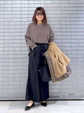 「アイテム（マウンテンパーカー）」を使った、MAIKOさん（レディース・150cm）の秋コーディネート