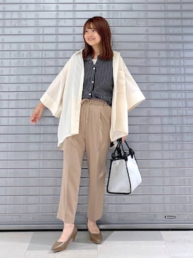 「アイテム（パンプス）」を使った、MAIKOさん（レディース・150cm・30代）の夏コーディネート