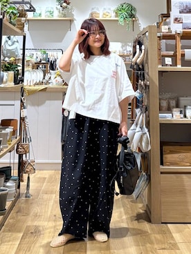 「studio CLIP（スタディオクリップ）のアイテム（トップス）」を使った、MAIKOさん（レディース・150cm）の春コーディネート