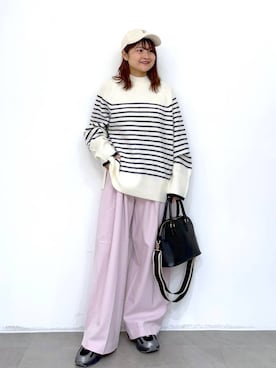 「旅行」｜MAIKOさん（レディース・150cm）の冬コーディネート