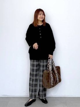 「アイテム（パンプス）」を使った、MAIKOさん（レディース・150cm・30代）の冬コーディネート