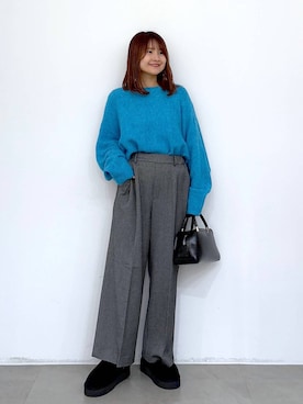 「旅行」｜MAIKOさん（レディース・150cm）の冬コーディネート