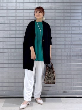 「アイテム（パンプス）」を使った、MAIKOさん（レディース・150cm）の夏コーディネート