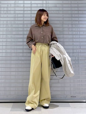 「アイテム（マウンテンパーカー）」を使った、MAIKOさん（レディース・150cm）の秋コーディネート