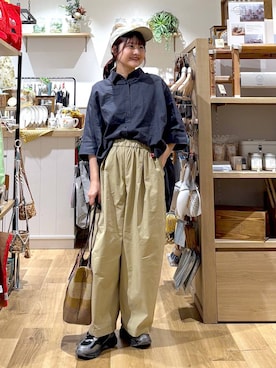 「アイテム（トートバッグ）」を使った、MAIKOさん（レディース・150cm・30代）の夏コーディネート